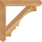 Ekena Millwork Balboa Craftsman Rough Sawn Bracket, Western Red Cedar, 4"W x 30"D x 30"H BKT04X30X30BOA04RWR - alternate 4